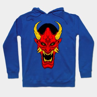 scream demon oni mask Hoodie